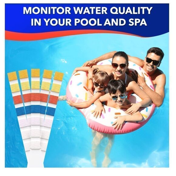 NIB New! Pool and Spa Test Strips 7 in 1 Quick Super Accurate 100 count - Picture 3 of 12